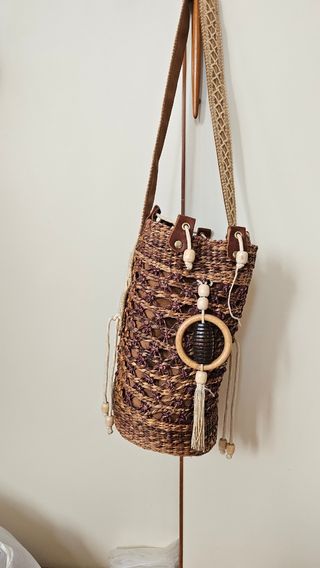 Borsa a spalla intrecciata