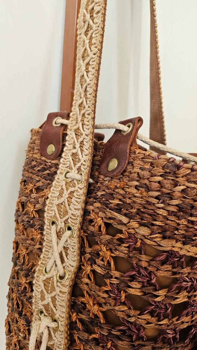 Borsa a spalla intrecciata