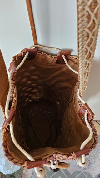 Borsa a spalla intrecciata