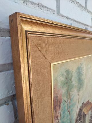 Cuadro vintage al óleo