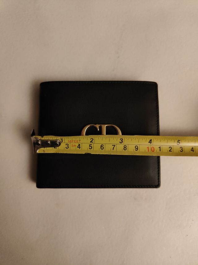 Billetero Christian Dior CD - Negro y Dorado