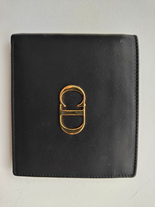 Billetero Christian Dior CD - Negro y Dorado