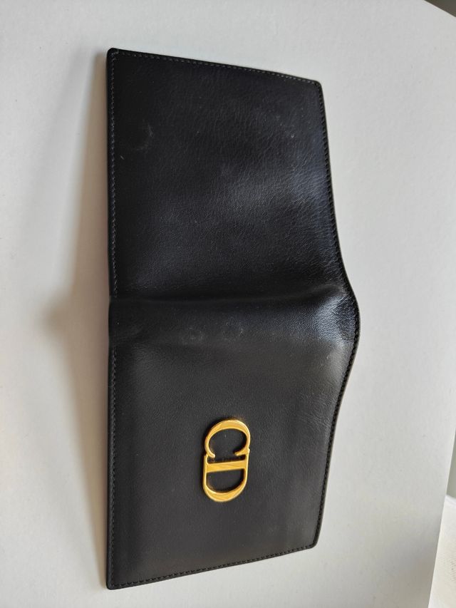 Billetero Christian Dior CD - Negro y Dorado