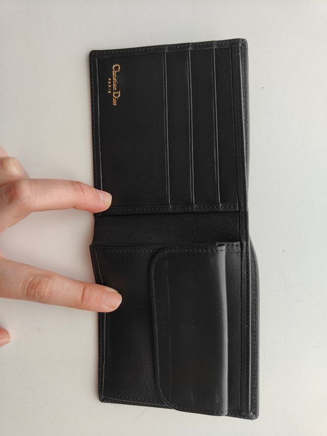 Billetero Christian Dior CD - Negro y Dorado