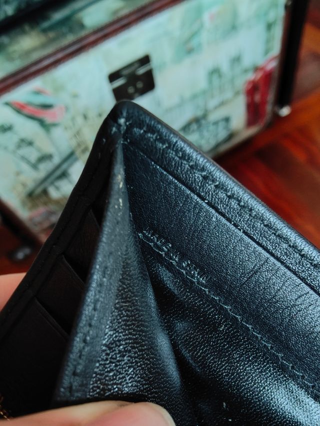 Billetero Christian Dior CD - Negro y Dorado