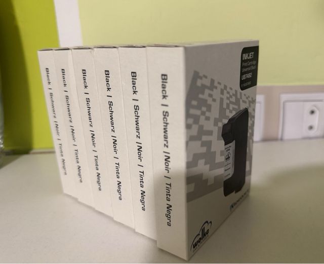 Lote 6 Tinta HP 45 Negro, compatible LG