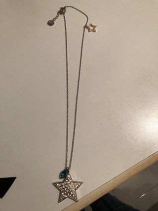 Collana stelle doppia argento