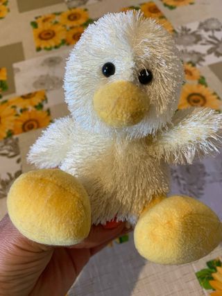 Peluche paperella gialla morbidissima