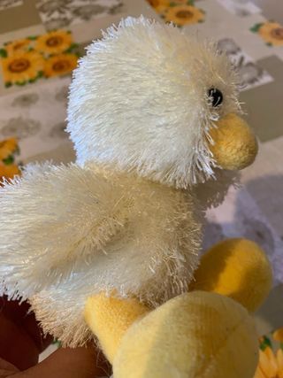 Peluche paperella gialla morbidissima