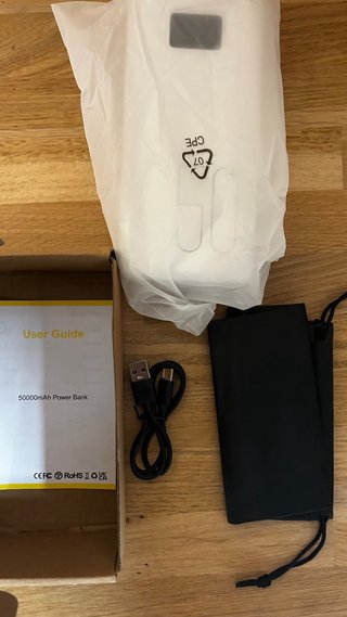 50000mAh Power Bank Batería Externa  Carga rápida