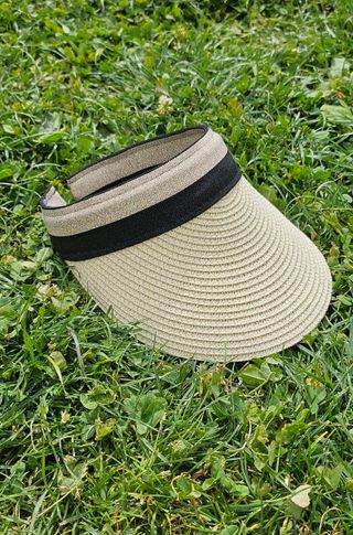 Sombrero Visera para el Sol Verano Pamela de Paja