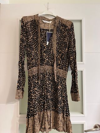 Vestido Zara estampado leopardo