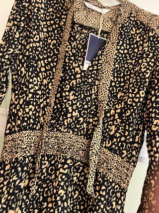 Vestido Zara estampado leopardo