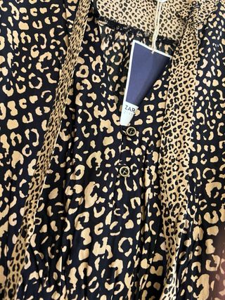 Vestido Zara estampado leopardo