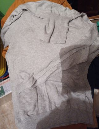 Jersey Fórmula Joven L/4 gris