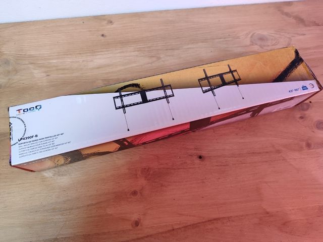 Soporte TV Tooq asta 90" - Negro