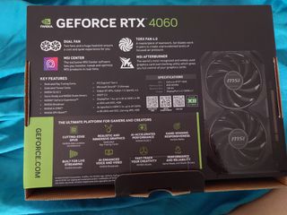 Tarjeta gráfica MSI GeForce RTX 4060 Ventus 2X 8gb