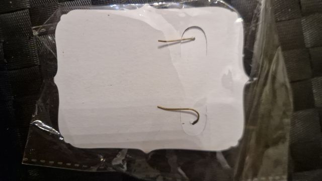 Orecchini in legno etnici beige