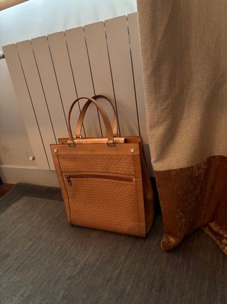 Bolso Carolina Herrera - Cuero Beig, ideal trabajo