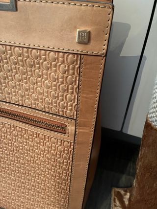 Bolso Carolina Herrera - Cuero Beig, ideal trabajo