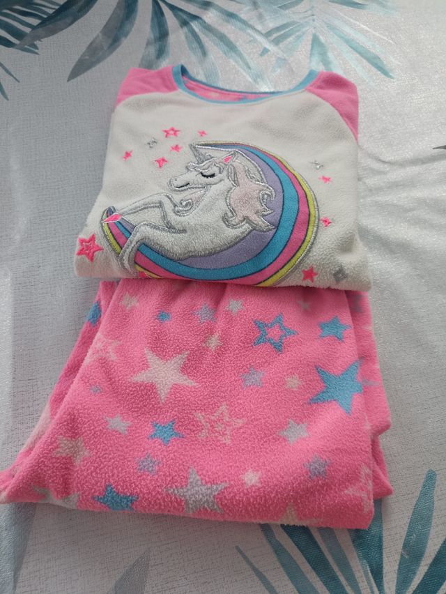 Pijama Unicornio Niña Polar