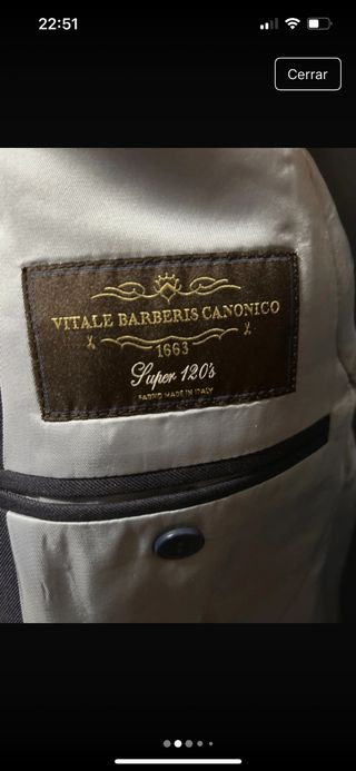 Americana Vitale Barberis Canonico 