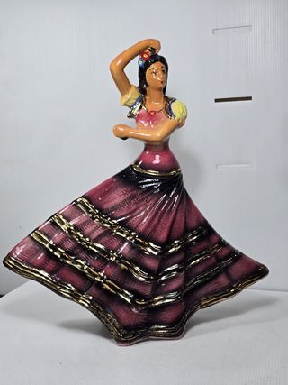 Ballerina Flamenco Ceramica Vintage