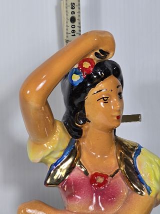 Ballerina Flamenco Ceramica Vintage