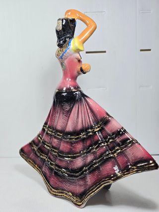 Ballerina Flamenco Ceramica Vintage