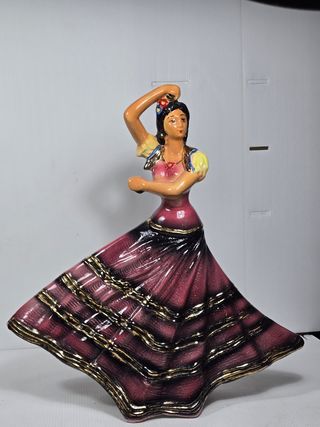 Ballerina Flamenco Ceramica Vintage