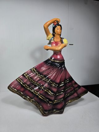 Ballerina Flamenco Ceramica Vintage