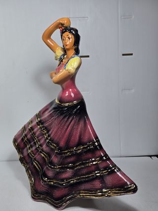 Ballerina Flamenco Ceramica Vintage
