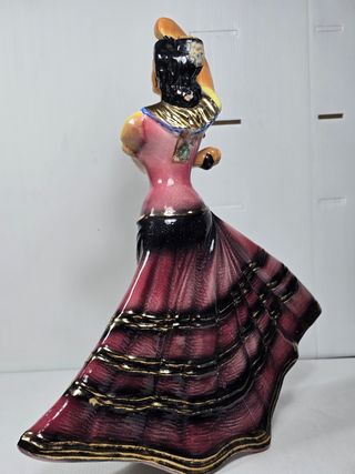 Ballerina Flamenco Ceramica Vintage