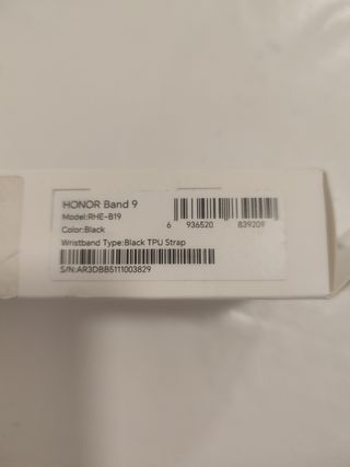 HONOR Band 9 - Reloj Inteligente Negro