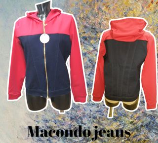 Chaqueta Macondo Jeans - Rojo y Azul colombiana