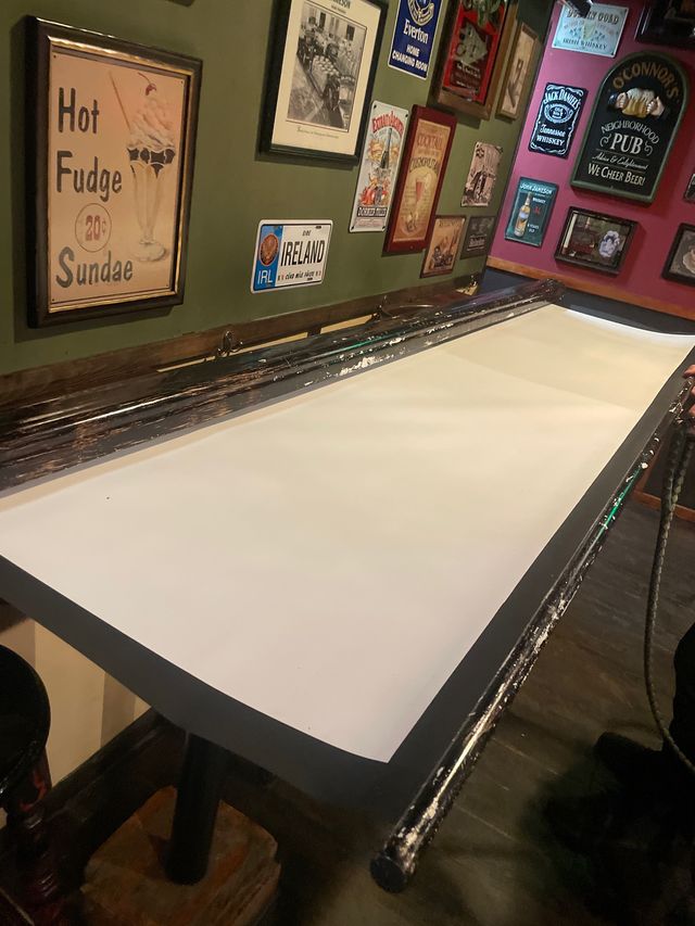 Pantalla proyección - Lona retro