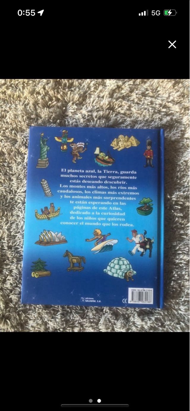Libro atlas ilustrado del mundo