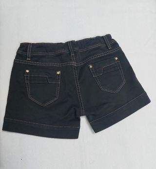 Shorts vaqueros negros