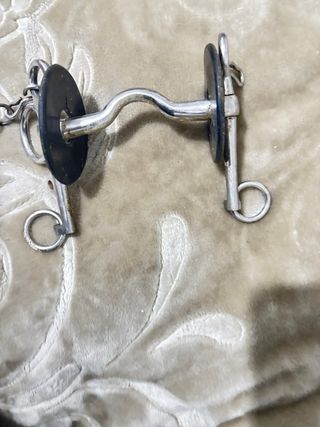 Bocado Pelham con goma y cadena