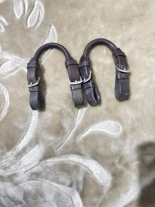 Riendas cuero caballo - 2 ud