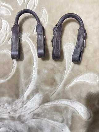 Riendas cuero caballo - 2 ud