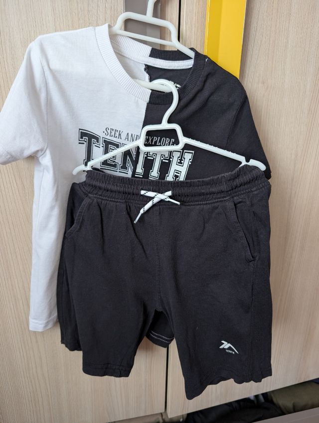 Conjunto niño camiseta pantalón corto