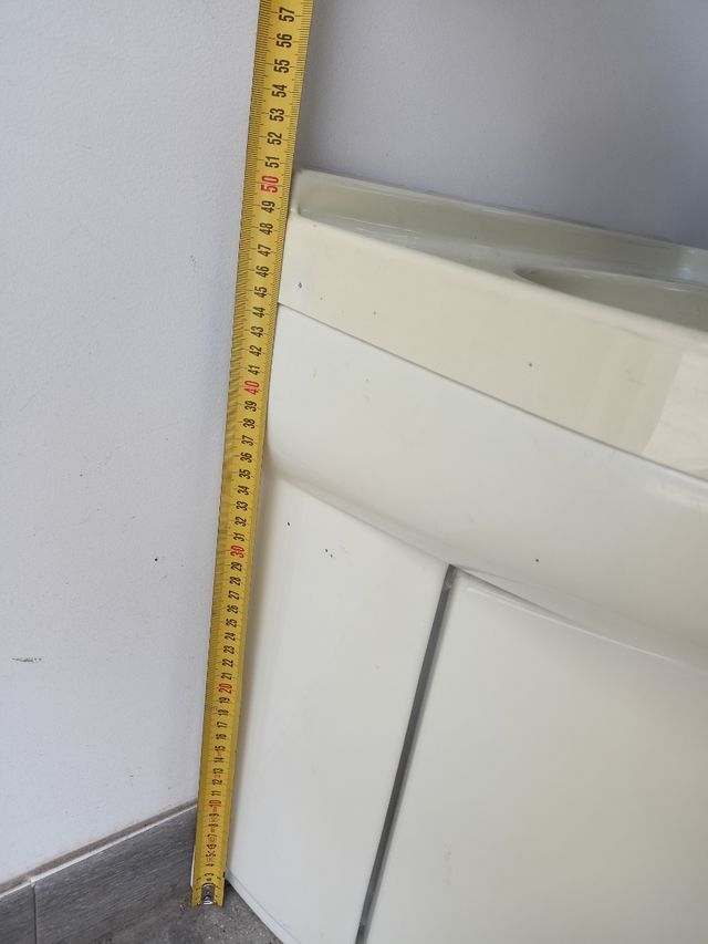 Lavabo Esquinero Con Mueble Para Baño