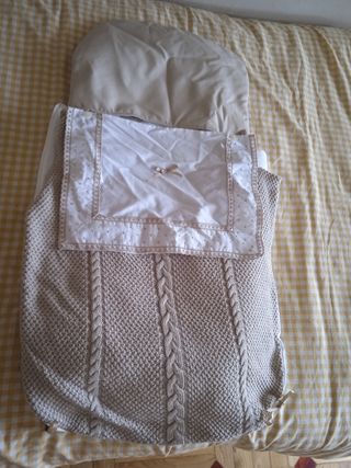 Saco silla bebé Uzturre - beige