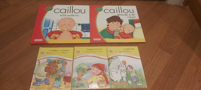 Libros Caillou y otros libros infantiles