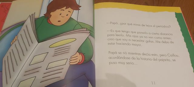 Libros Caillou y otros libros infantiles