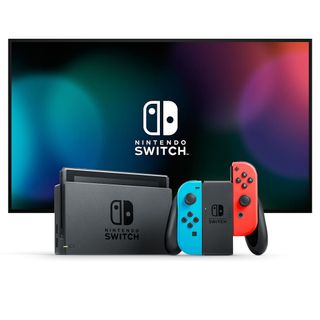 Nintendo Switch con giochi e custodia 