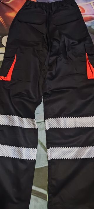 Pantalon Trabajo - Negro/Naranja - Talla 44 L