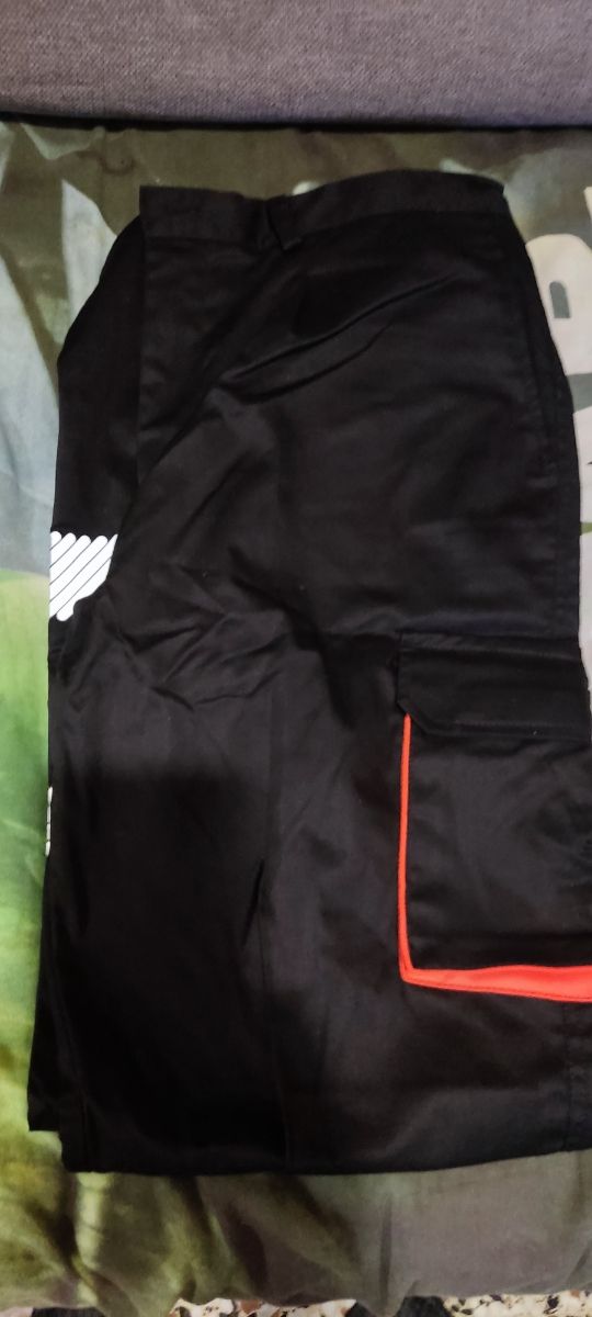 Pantalon Trabajo - Negro/Naranja - Talla 44 L