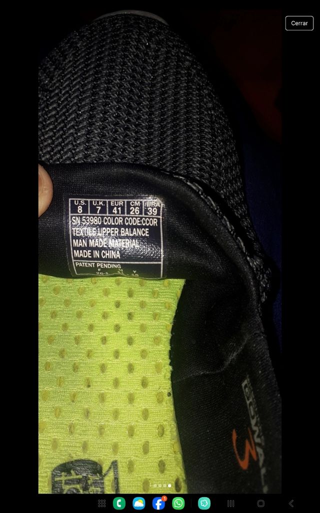 Zapatillas Skechers 41 - Sin Cordones